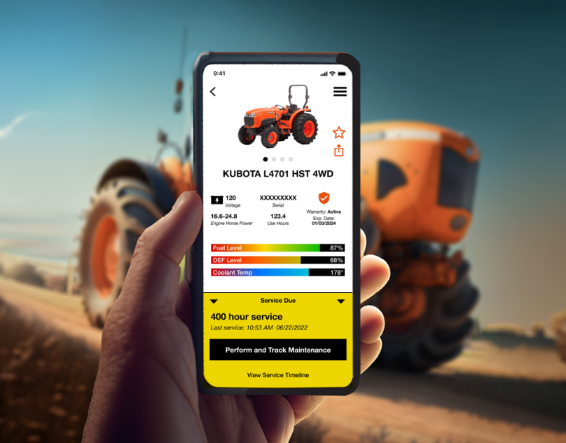 MyKubota Telemetric App