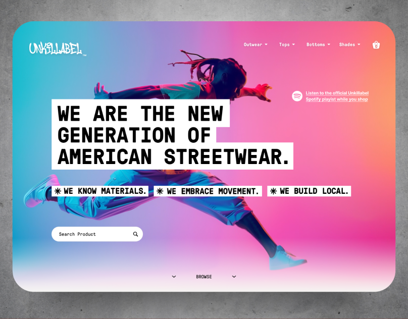 Unkillable Ecommerce Concept